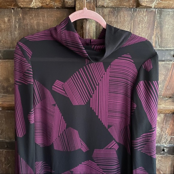 Calvin Klein bold geometric print silk tunic dress - Picture 11 of 12